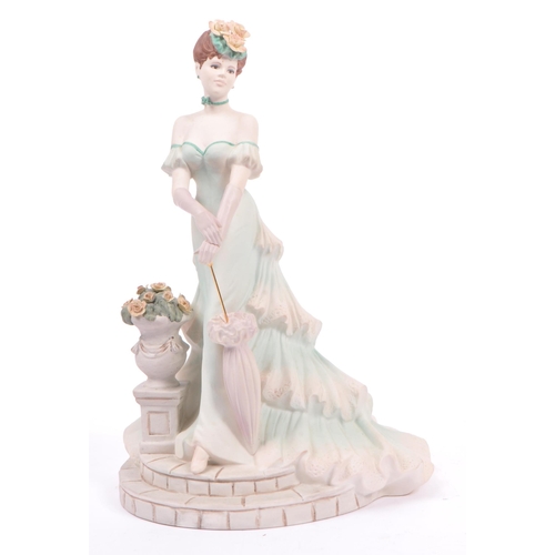 48 - Coalport - A collection of four late 20th century & later Coalport porcelain china figurines. To inc... 