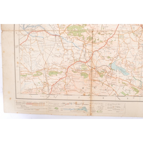 481 - Map. 1922 Ordnance Survey One Inch of Bristol District. Special Sheet Popular Edition. Includes Glos... 