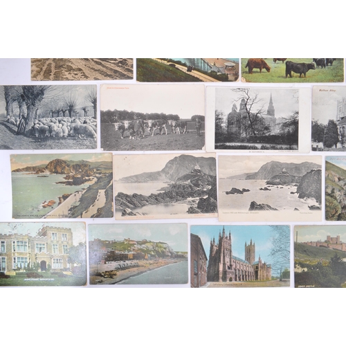 483 - Extensive unsorted Edwardian topographical postcard accumulation of approx. 6,000 six thousand. Vill... 