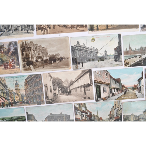 483 - Extensive unsorted Edwardian topographical postcard accumulation of approx. 6,000 six thousand. Vill... 