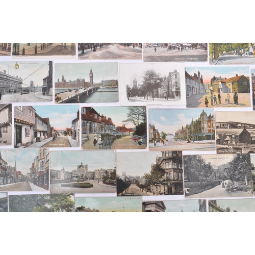 483 - Extensive unsorted Edwardian topographical postcard accumulation of approx. 6,000 six thousand. Vill... 