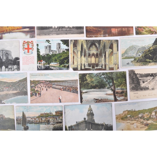 483 - Extensive unsorted Edwardian topographical postcard accumulation of approx. 6,000 six thousand. Vill... 