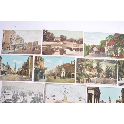 483 - Extensive unsorted Edwardian topographical postcard accumulation of approx. 6,000 six thousand. Vill... 