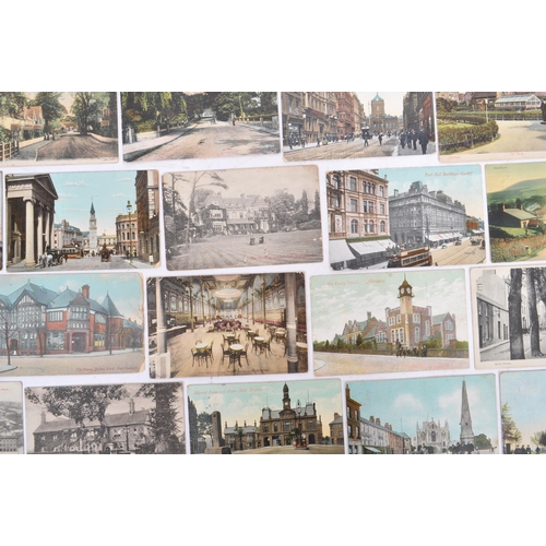 483 - Extensive unsorted Edwardian topographical postcard accumulation of approx. 6,000 six thousand. Vill... 