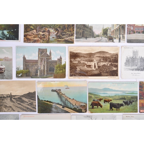 483 - Extensive unsorted Edwardian topographical postcard accumulation of approx. 6,000 six thousand. Vill... 