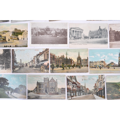 483 - Extensive unsorted Edwardian topographical postcard accumulation of approx. 6,000 six thousand. Vill... 