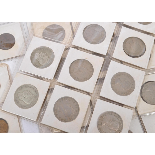 484 - A collection of 20th century British coins to include 1940s and 1950s half crowns alongside a collec... 