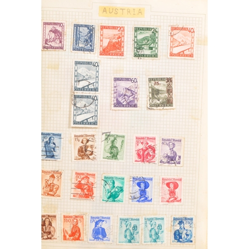 499 - A large collection of early to mid 20th century British UK and foreign postage stamps to include exa... 