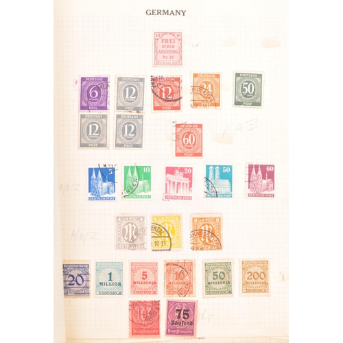 499 - A large collection of early to mid 20th century British UK and foreign postage stamps to include exa... 