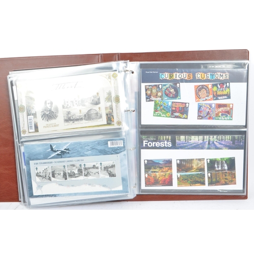 501 - A collection of 20th and 21st century British presentation pack commemorative stamps. Presentation p... 