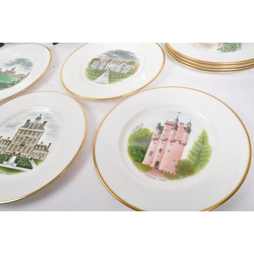 51 - Wedgwood - From a series of watercolours of castle and country houses by David Gentleman issued in a... 