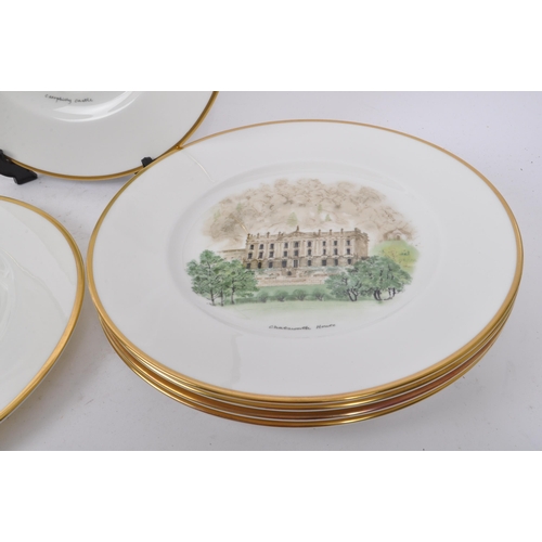 51 - Wedgwood - From a series of watercolours of castle and country houses by David Gentleman issued in a... 