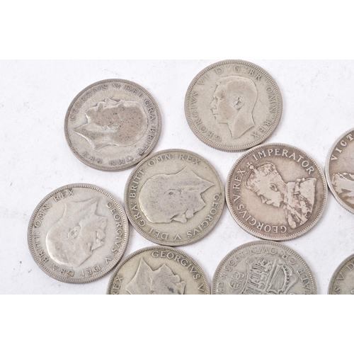 512 - A collection of 20th century British currency silver 'Half Crowns' coinage. The collection to includ... 