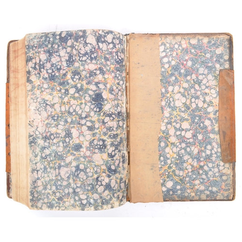 522 - An early 19th century 1811 leatherbound Foxes Book of Martyrs. The book of martyrs or the acts and m... 