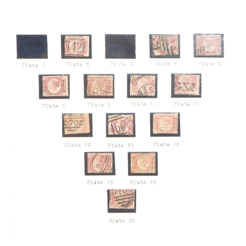 525 - A collection of 19th century and 20th century Victorian postage stamps to include approximately 120 ... 