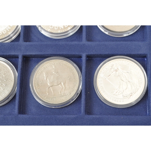 539 - Westminster Mint - A collection of 12 twelve commemorative silver and copper nickel coins. Certifica... 