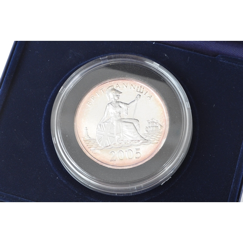 542 - United Kingdom - Britannia commemorative coin - 2005 2 ounce silver proof Red Arrows coin gift pack.... 