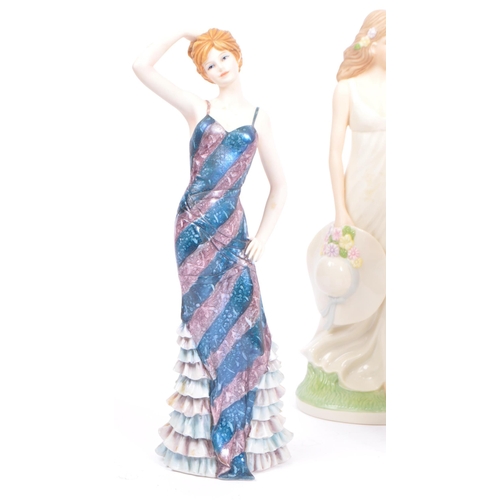 61 - The Regal Collection - A collection of four female glamour figurines. To include, 90360 Petrina, P16... 