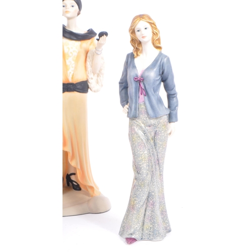 61 - The Regal Collection - A collection of four female glamour figurines. To include, 90360 Petrina, P16... 