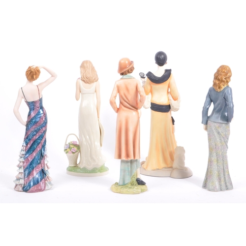 61 - The Regal Collection - A collection of four female glamour figurines. To include, 90360 Petrina, P16... 