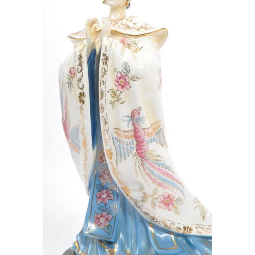 8 - Coalport - Princess Turandot - A limited edition porcelain tableware female figure. From the opera h... 