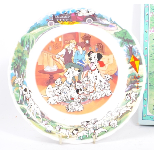 97 - Disney - A retro 1980's Royal Doulton ceramic Winnie the Pooh wall clock & two ceramic plates. From ... 