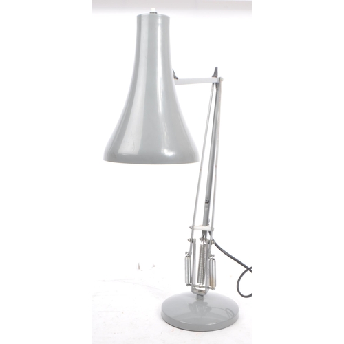 573 - Anglepoise -  Model 90 - A 20th century Industrial Model 90 grey anglepoise table lamp having conica... 