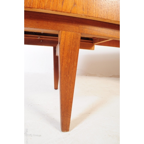 583 - Beithcraft Furniture - A mid 20th century teak writing office / school desk table. Rectangular form ... 