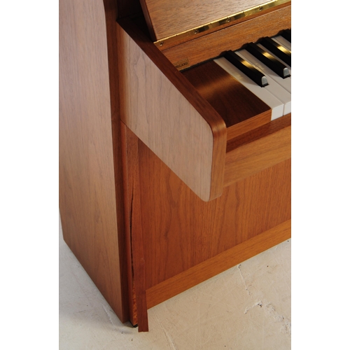 590 - John Broadwood & Sons - A mid 20th century John Broadwood & Sons London teak cased upright piano. Th... 