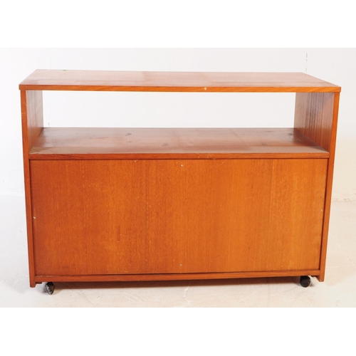 595 - British Modern Design - A vintage circa 1970's British teak sideboard / highboard console cabinet. H... 