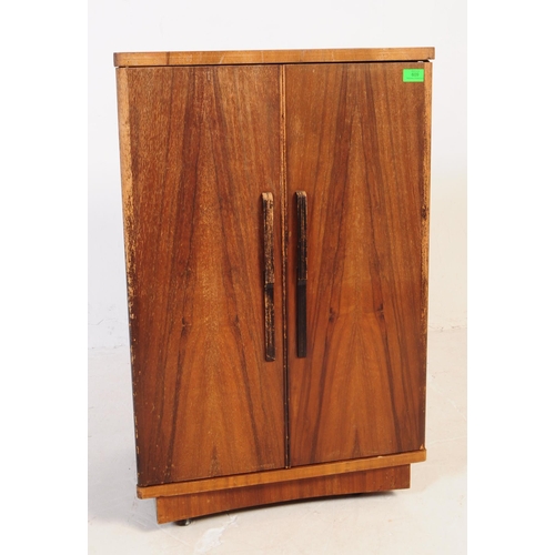 609 - An original mid century 1950's Pye television. Housed in its original mahogany wood twin door cabine... 