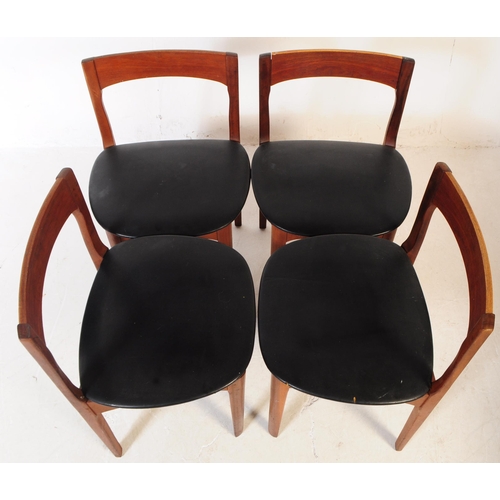 659 - Nathan Furniture - A set of four mid 20th century Nathan Furniture teak wood dining chairs. The chai... 