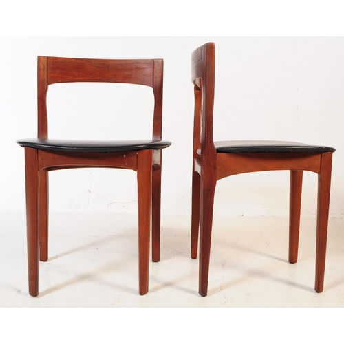 659 - Nathan Furniture - A set of four mid 20th century Nathan Furniture teak wood dining chairs. The chai... 