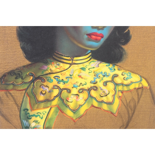 708 - After Vladimir Tretchikoff - The Chinese Girl - Boots - A mid 20th Century retro vintage print of th... 