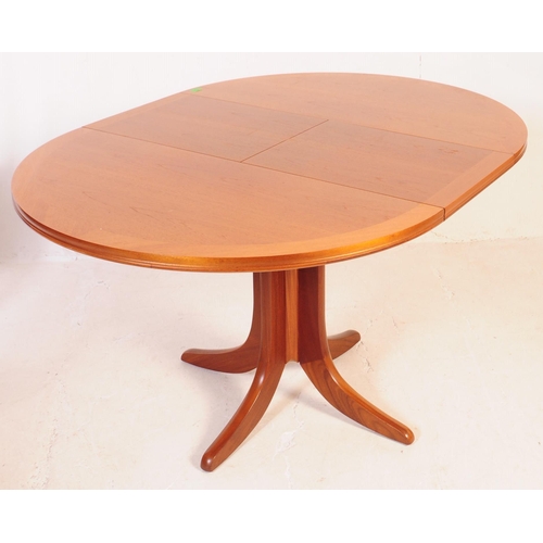 711 - Parker Knoll / G Plan - A mid 20th century teak Parker Knoll dining table together with six G Plan d... 