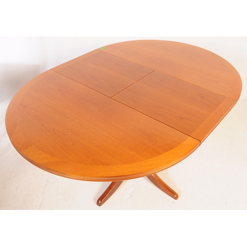 711 - Parker Knoll / G Plan - A mid 20th century teak Parker Knoll dining table together with six G Plan d... 