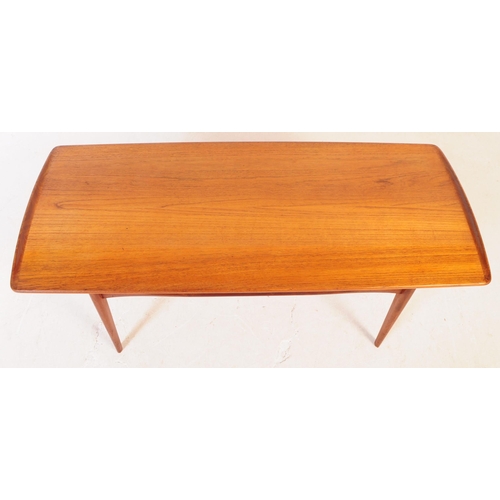 732 - Tove & Edvard Kindt-Larsen - A mid 20th century Danish Tove and Edvard Kindt-Larsen teak wood long j... 