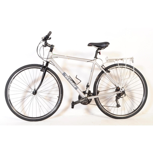 791 - Webbs of Warmley - A contemporary hybrid commuters push bike / bicycle. Of silver colourway with shi... 