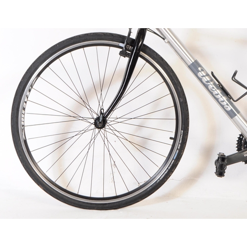 791 - Webbs of Warmley - A contemporary hybrid commuters push bike / bicycle. Of silver colourway with shi... 