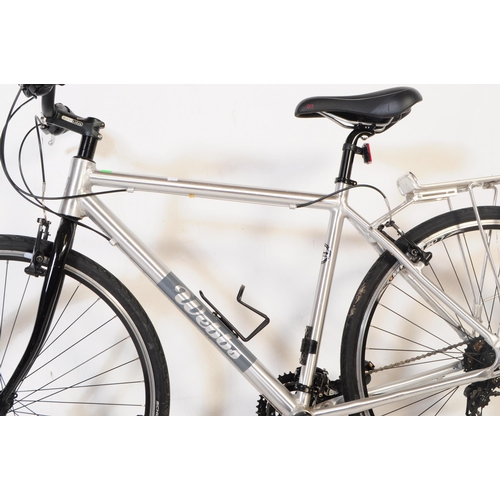 791 - Webbs of Warmley - A contemporary hybrid commuters push bike / bicycle. Of silver colourway with shi... 