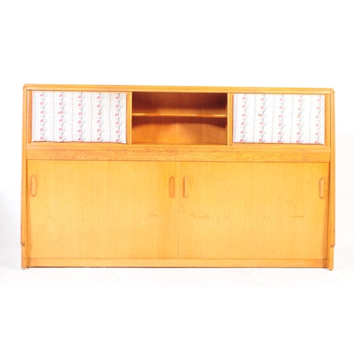 693 - G Plan Furniture - A retro mid 20th century circa 1970s G Plan oak sideboard / headboard. Rectangula... 