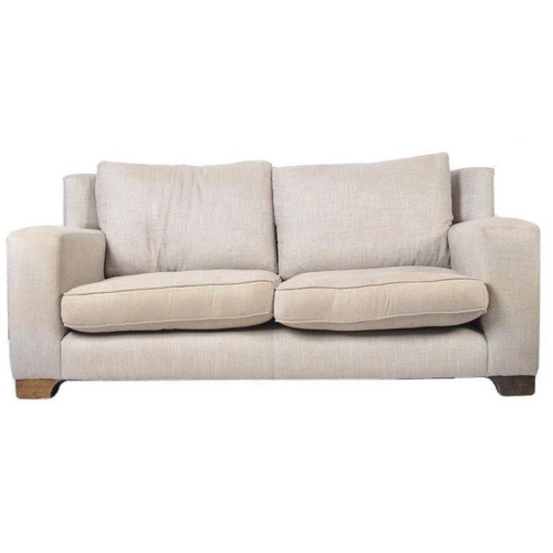 696 - Rossiters of Bath - a Contemporary Modern British Design two seater sofa settee. Having wingback bac... 