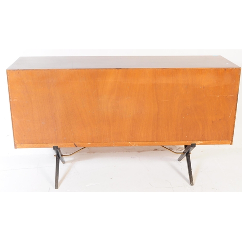 699 - Wrighton - A vintage mid 20th century circa 1960s teak and satinwood Wrighton sideboard credenza. Th... 