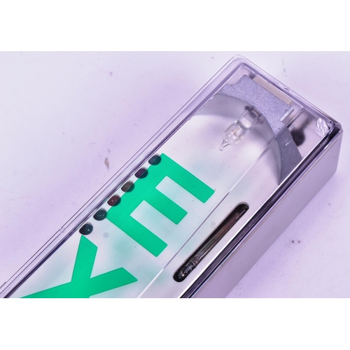 10 - Concorde - x2 original Concorde ex-stores cabin exit lights. Clear perspex with green lettering, hou... 