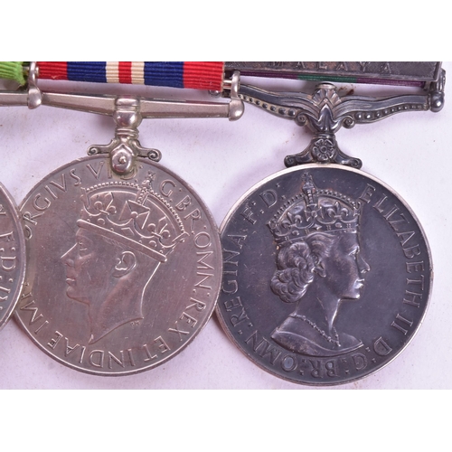 100 - A WWII Second World War Air Crew Europe medal group awarded to RAF Royal Air Force Squadron Leader F... 