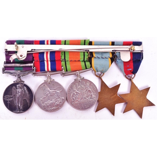 100 - A WWII Second World War Air Crew Europe medal group awarded to RAF Royal Air Force Squadron Leader F... 