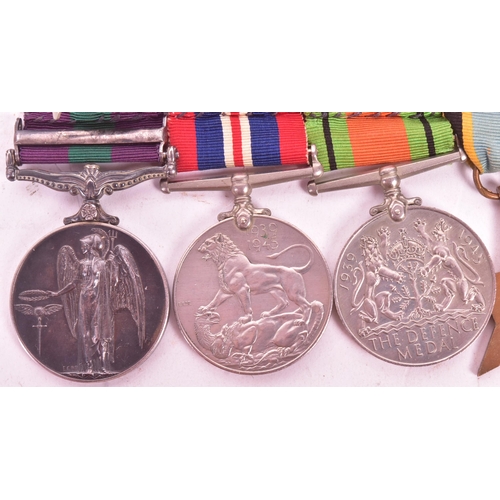 100 - A WWII Second World War Air Crew Europe medal group awarded to RAF Royal Air Force Squadron Leader F... 