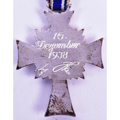 122 - A WWII Second World War Third Reich German Nazi Mothers Cross / Cross Of Honour Of The German Mother... 