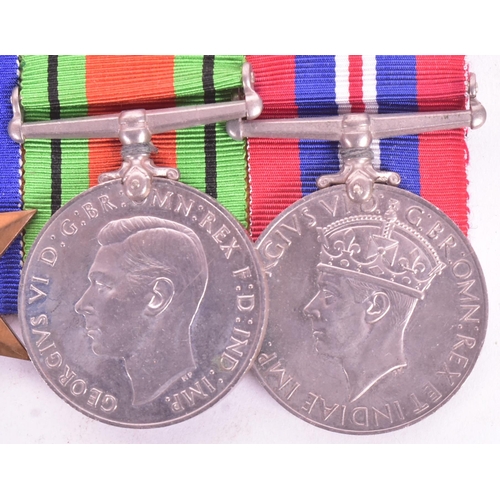 126 - A WWII Second World War medal group comprising the British War medal, Defence medal, 1939-1945 Star ... 