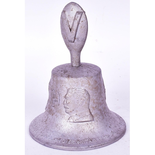 151 - An original WWII Second World War RAF Royal Air Force Benevolent Fund 1939-45 Victory bell. The bell... 